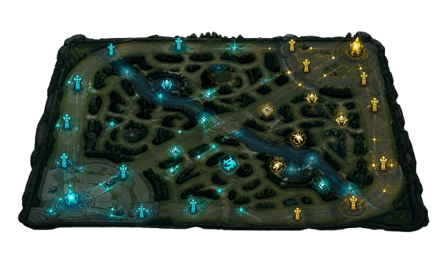 League of Legends map data artwork